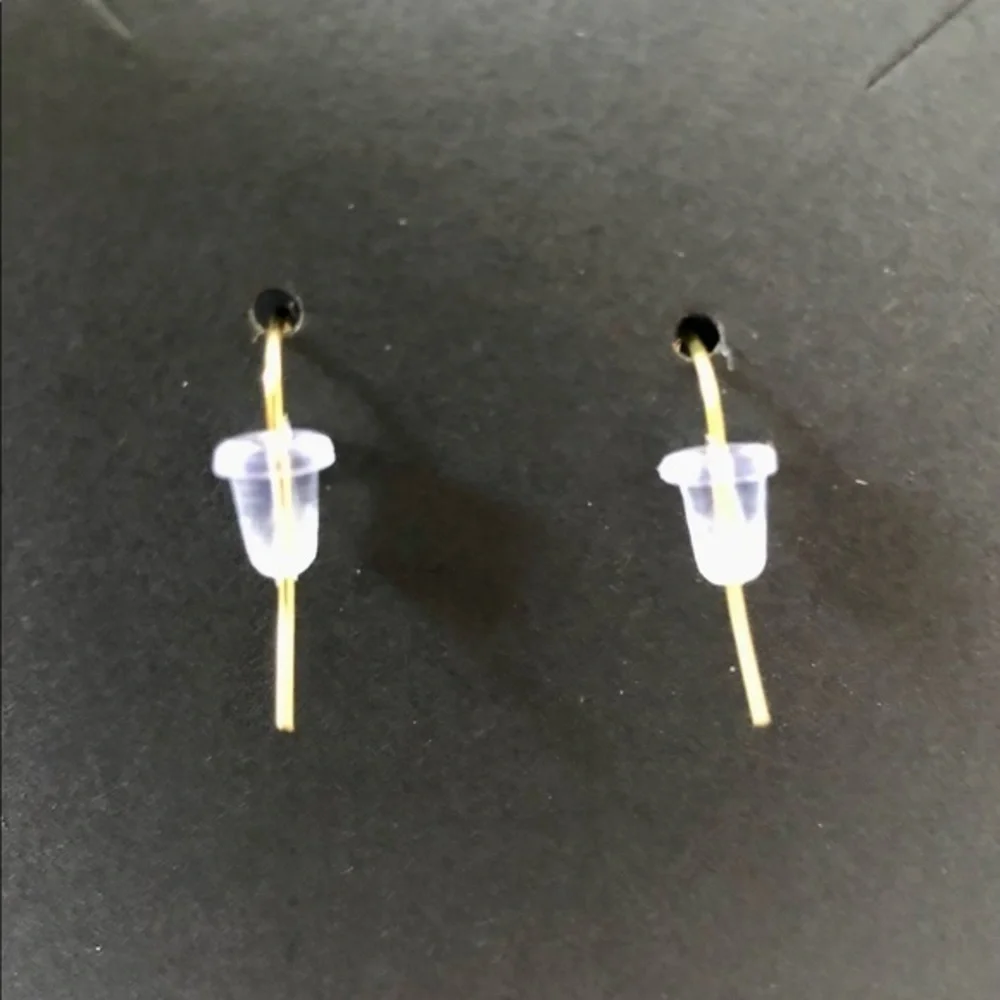 American Flag Star Earrings - Picture 2 of 2